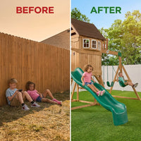 Edgewood Swing Set - Do It Yourself — Before & After
