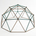 Climbing Dome Jungle Gym Built for Active Outdoor Play, Powder-Coated Steel Frame, HDPE Climbing Grips