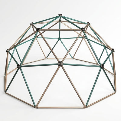 Climbing Dome Jungle Gym Built for Active Outdoor Play, Powder-Coated Steel Frame, HDPE Climbing Grips